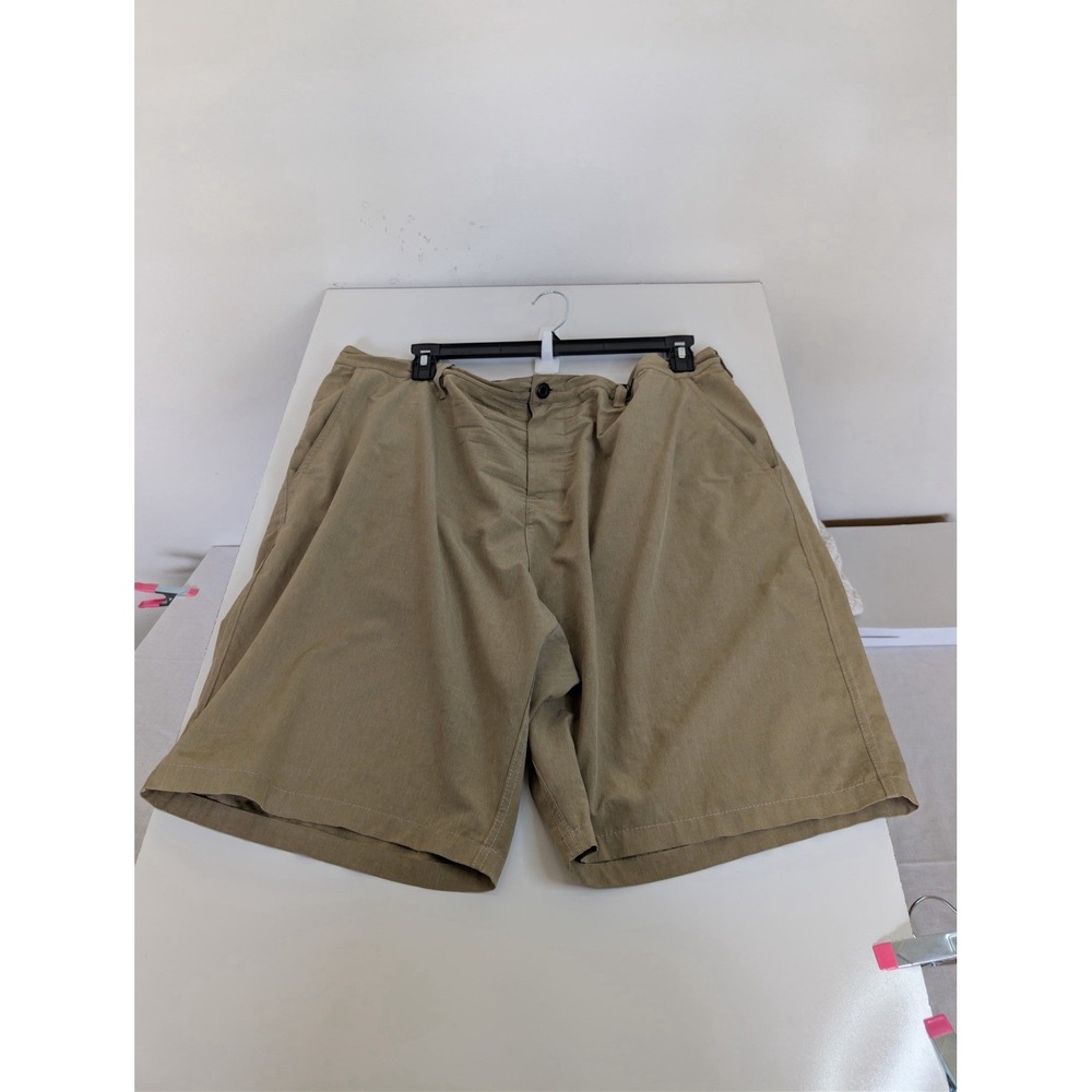 Hurley Phantom Mens Hybrid Board Shorts Khaki Tan Heather Stretch Size 44